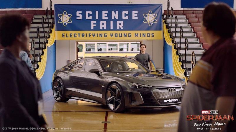All-electric Audi e-tron appears in “Spider-Man™: Far From ...